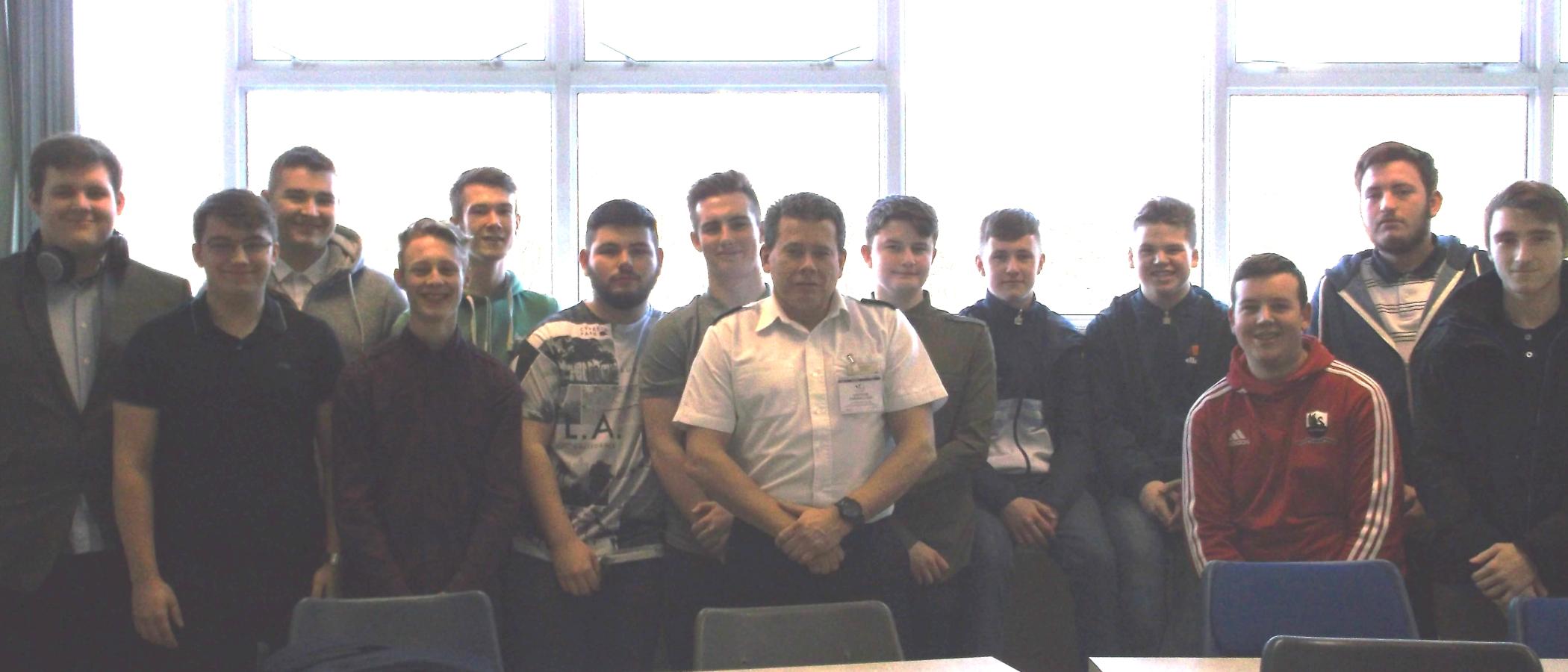 Royal Navy careers talk for Engineering Tech students