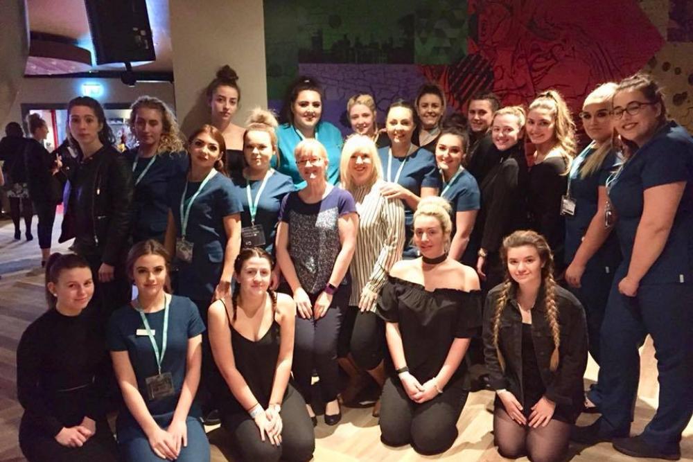 Competition success for beauty students