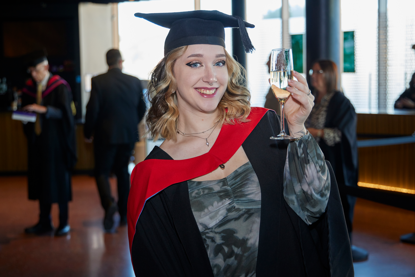 Graduate Celebrating 