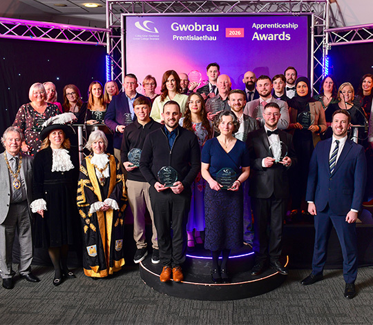 Group shot of Apprenticeship Awards winners