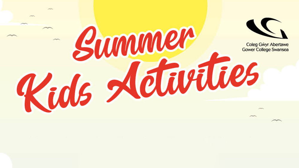 Sun with 'Summer Kids Activities' written on top
