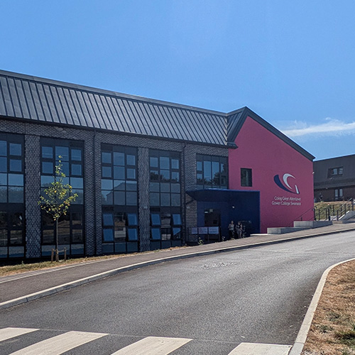 Gorseinon Campus New Block from outside