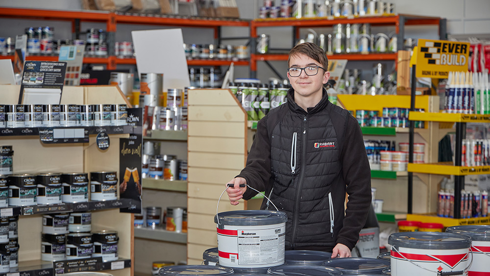 ILS Student work experience at a DIY store