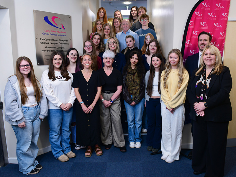 Group photo of students and staff