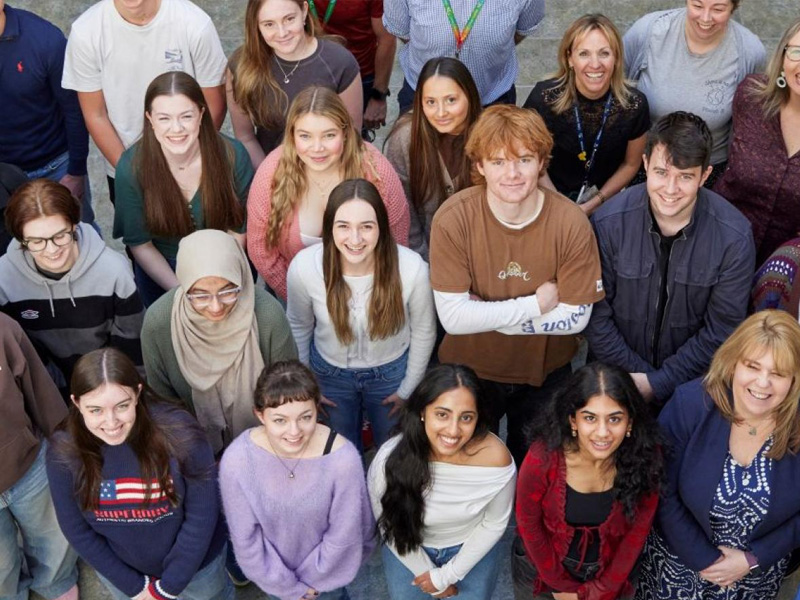 Group photo of students