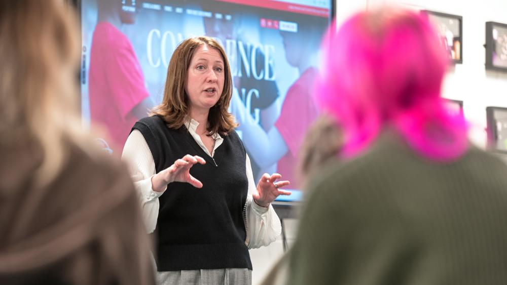 Former student inspires next generation of actors