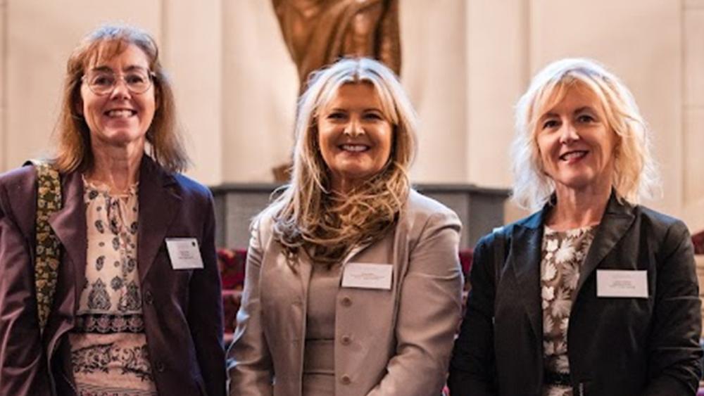 Sally Davies, Sarah King and Lorraine Evans