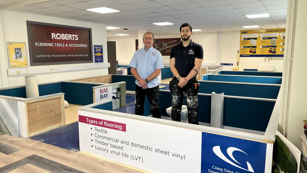 Gower College Swansea launches new Flooring courses to support industry skills and workforce development