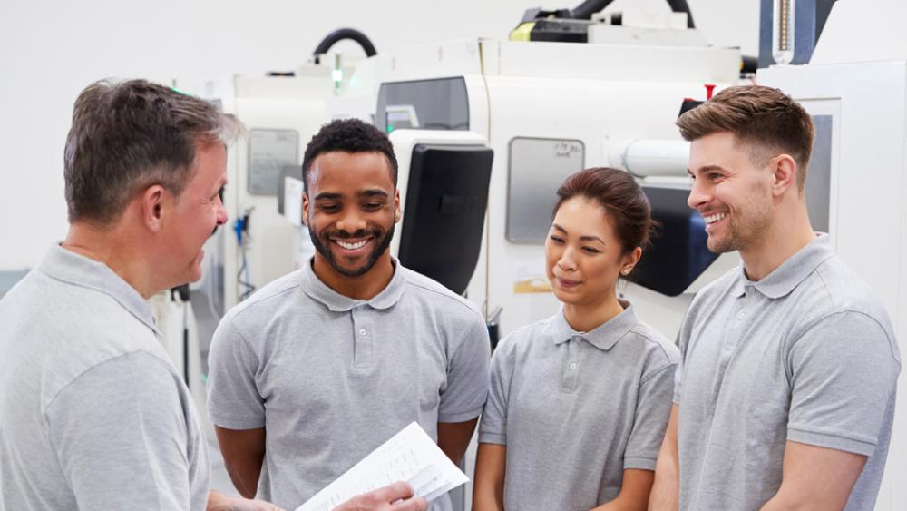 Group of people talking