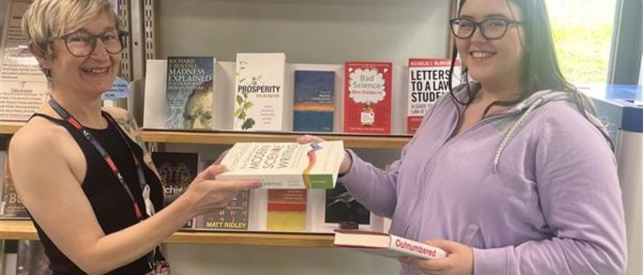 Student scoops national book review prize