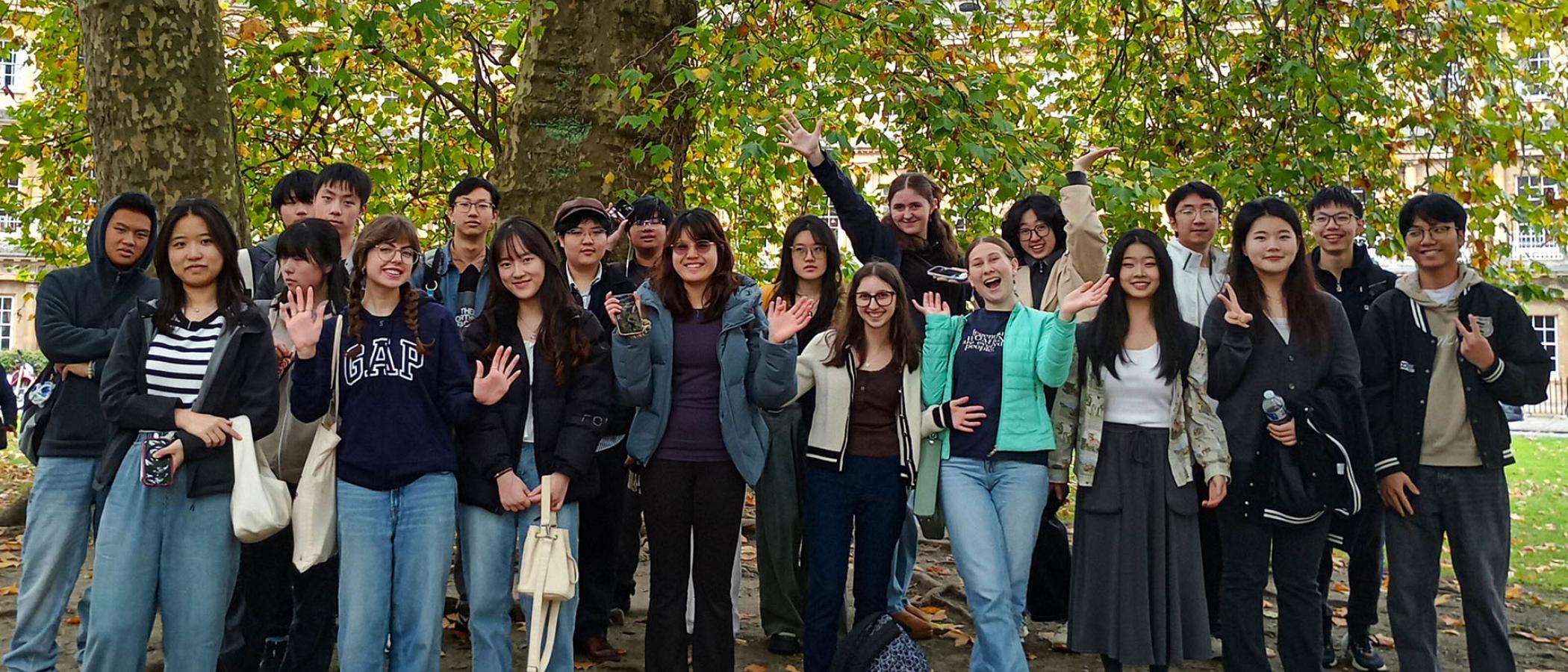 International students visit Bath