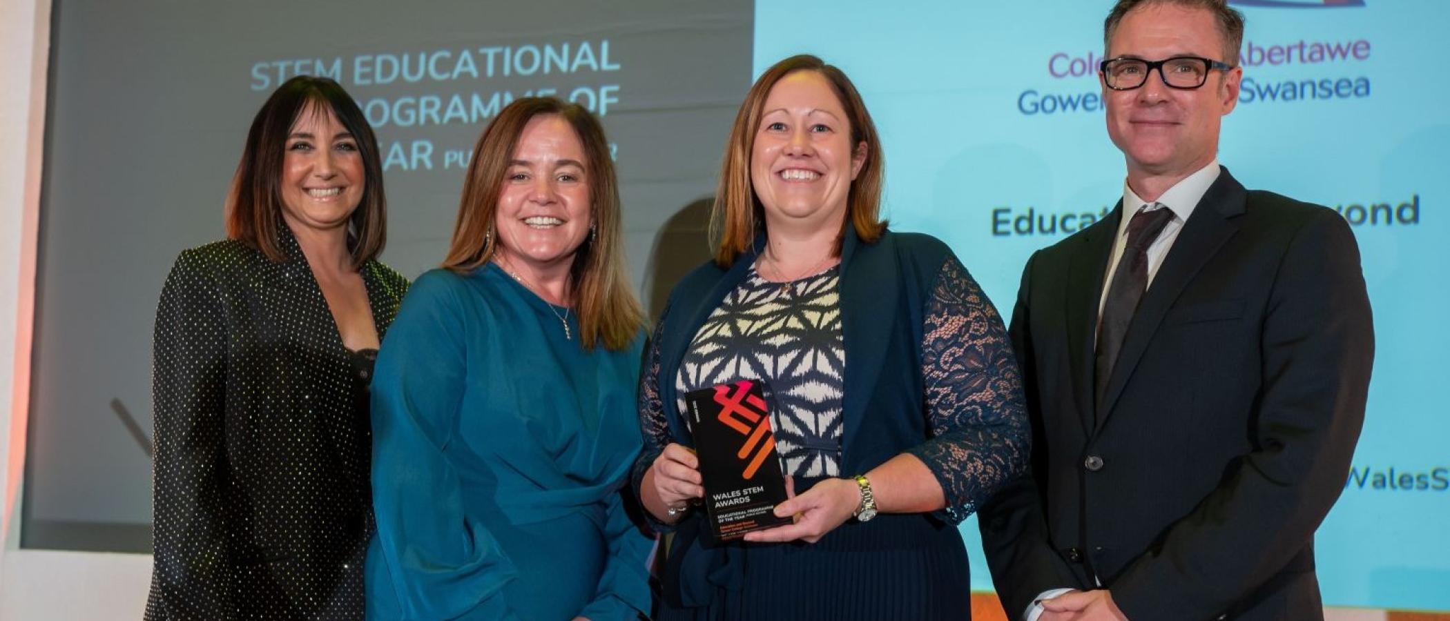Gower College Swansea wins at the 2025 Wales STEM Awards