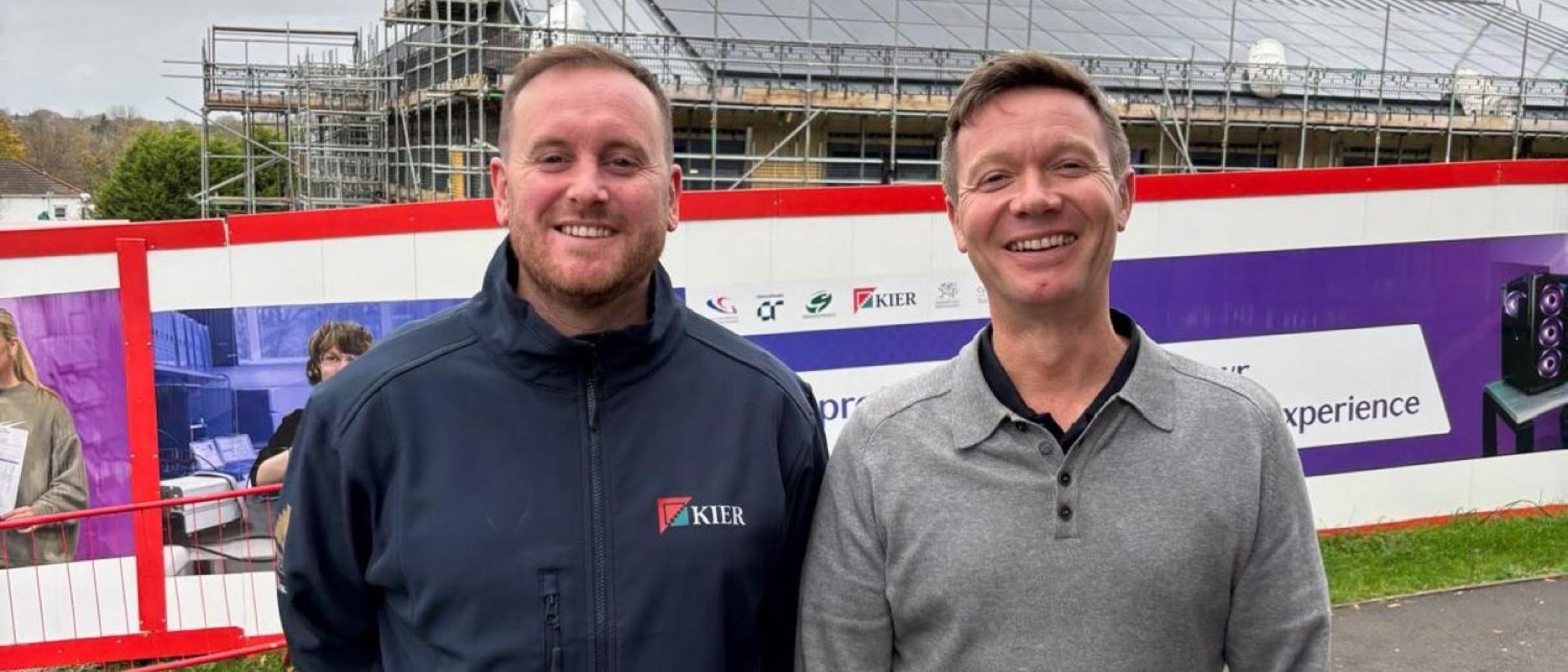 Cyn-fyfyrwyr yn chwarae rôl allweddol yng ngwaith ailddatblygu Gorseinon