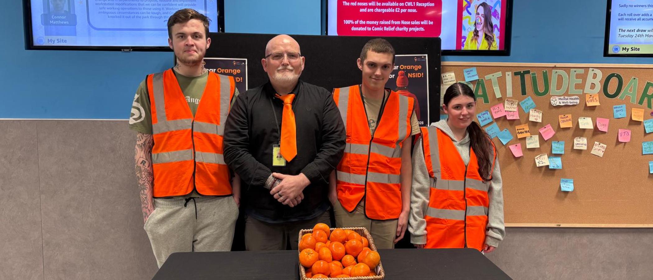 Interniaid yn cynrychioli’r Coleg mewn digwyddiad mawreddog yn Llundain