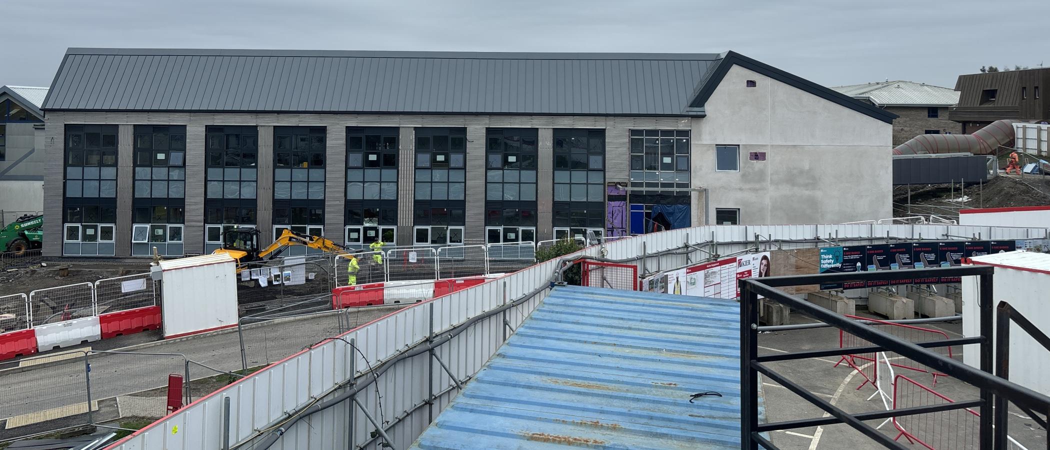 Major milestones reached at the Gorseinon Campus redevelopment