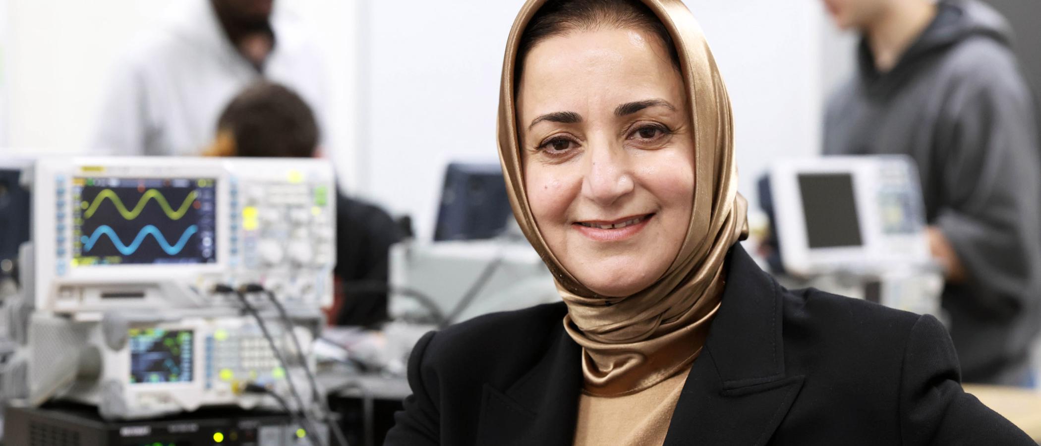 Pioneering engineering lecturer Rabya focused on supporting her learners to flourish