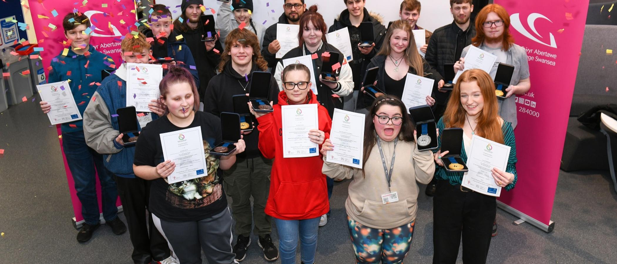 Students celebrating