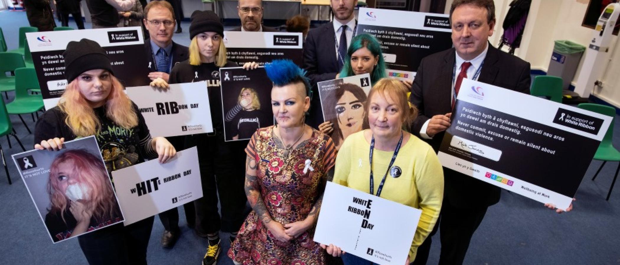 College supports White Ribbon campaign