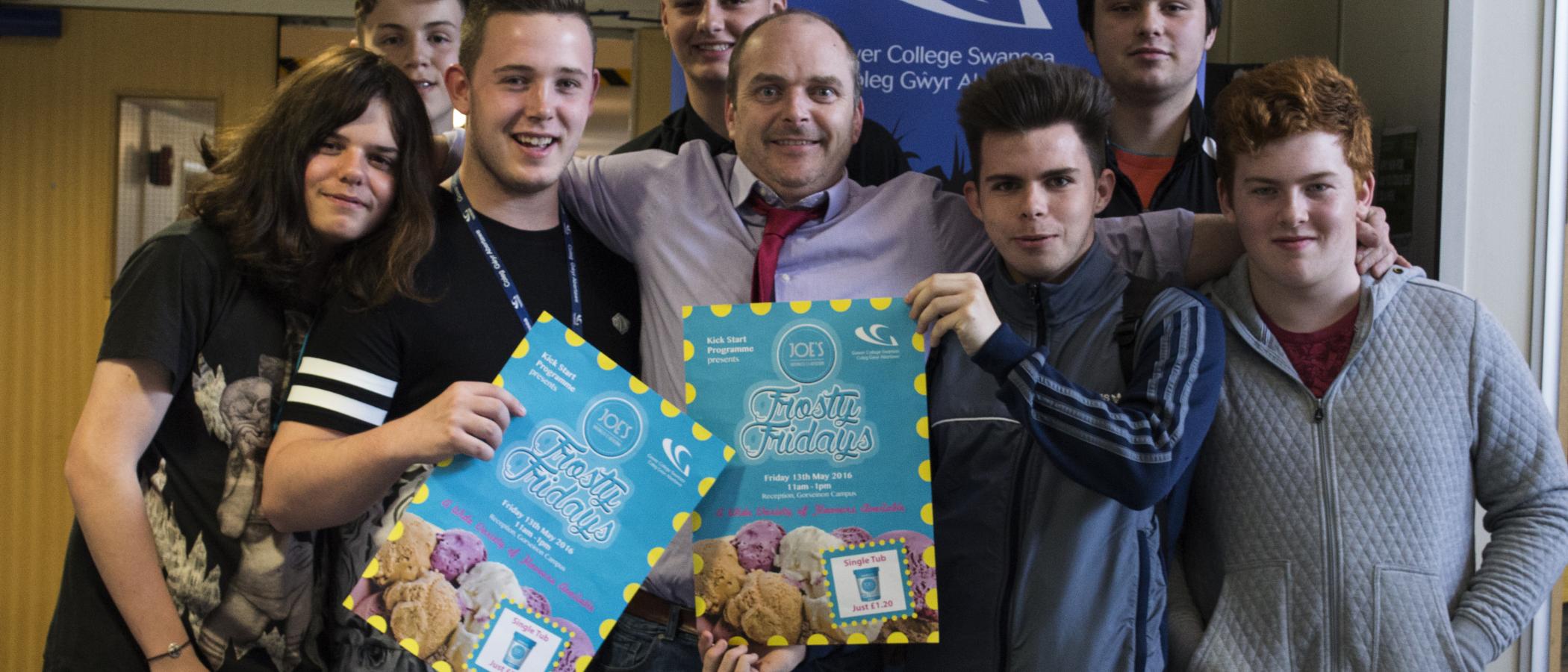 Students enjoy a Frosty Friday