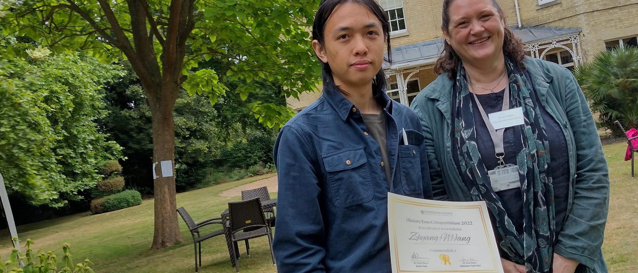 Certificate at Cambridge
