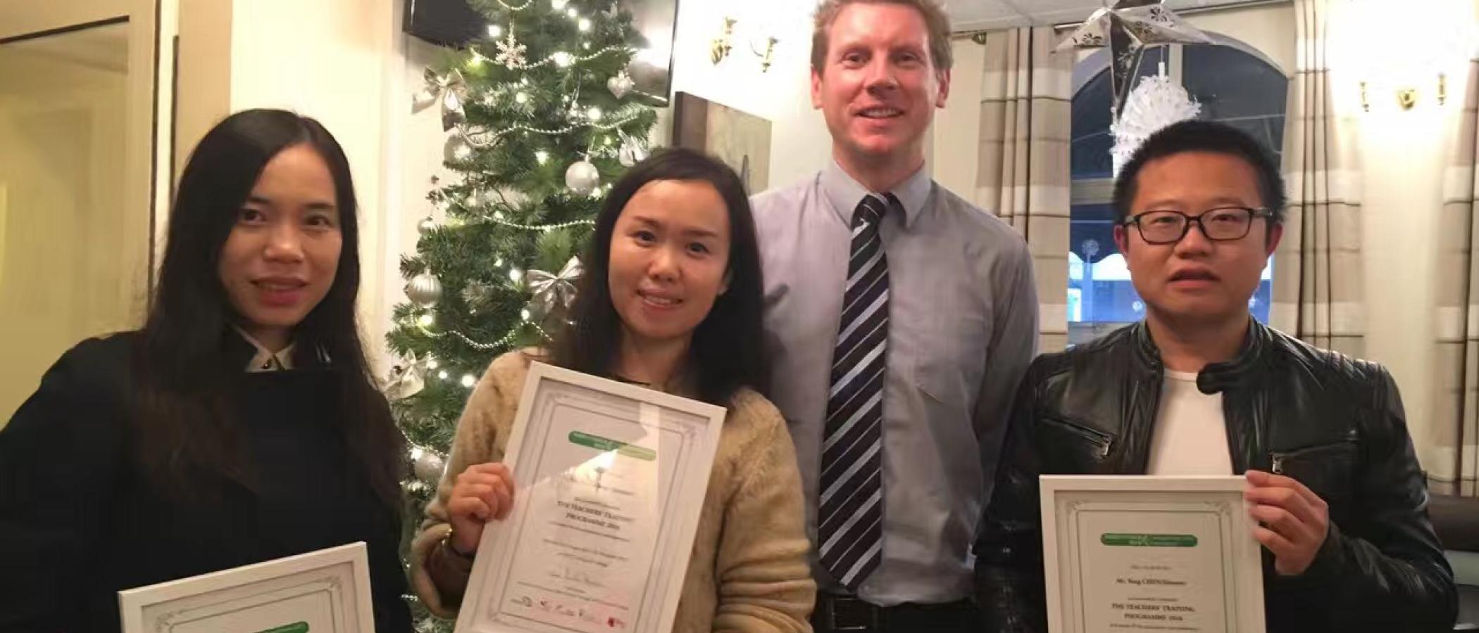 College bids fond farewell to Chinese teachers