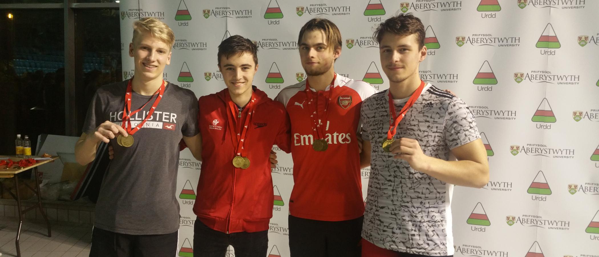 Success for college swimmers