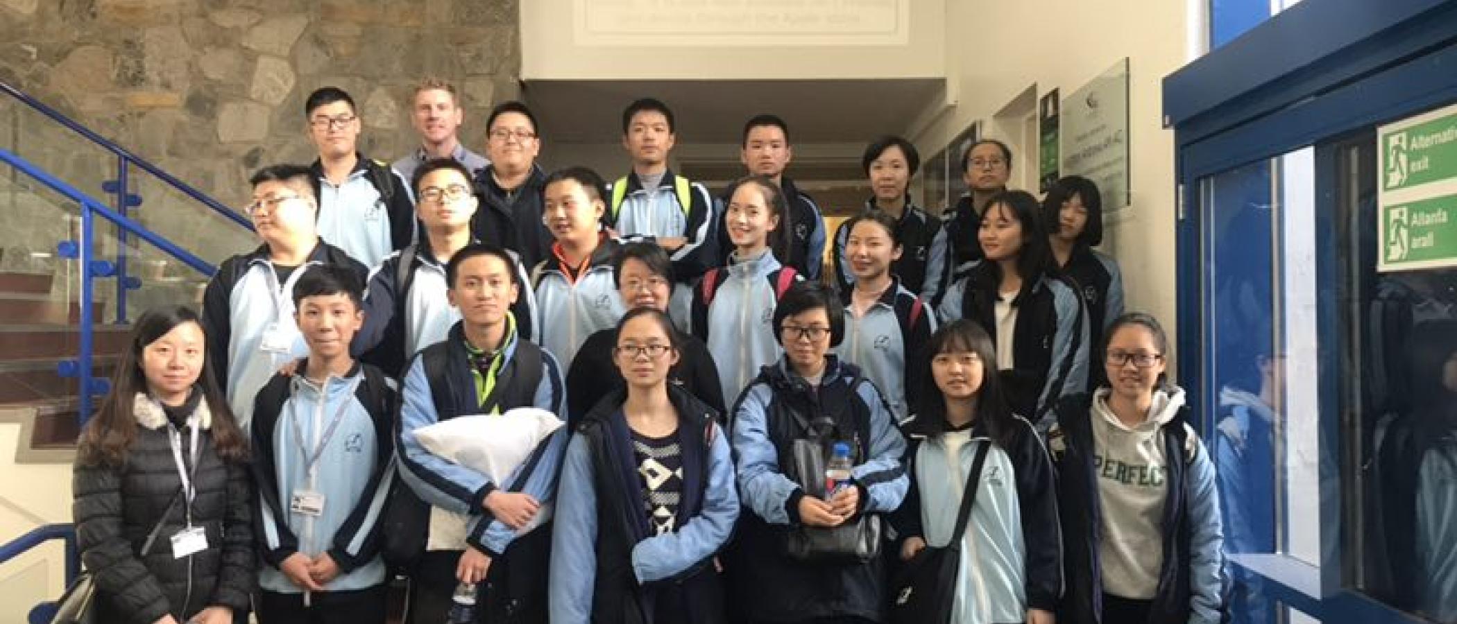 Chinese students enjoy College experience