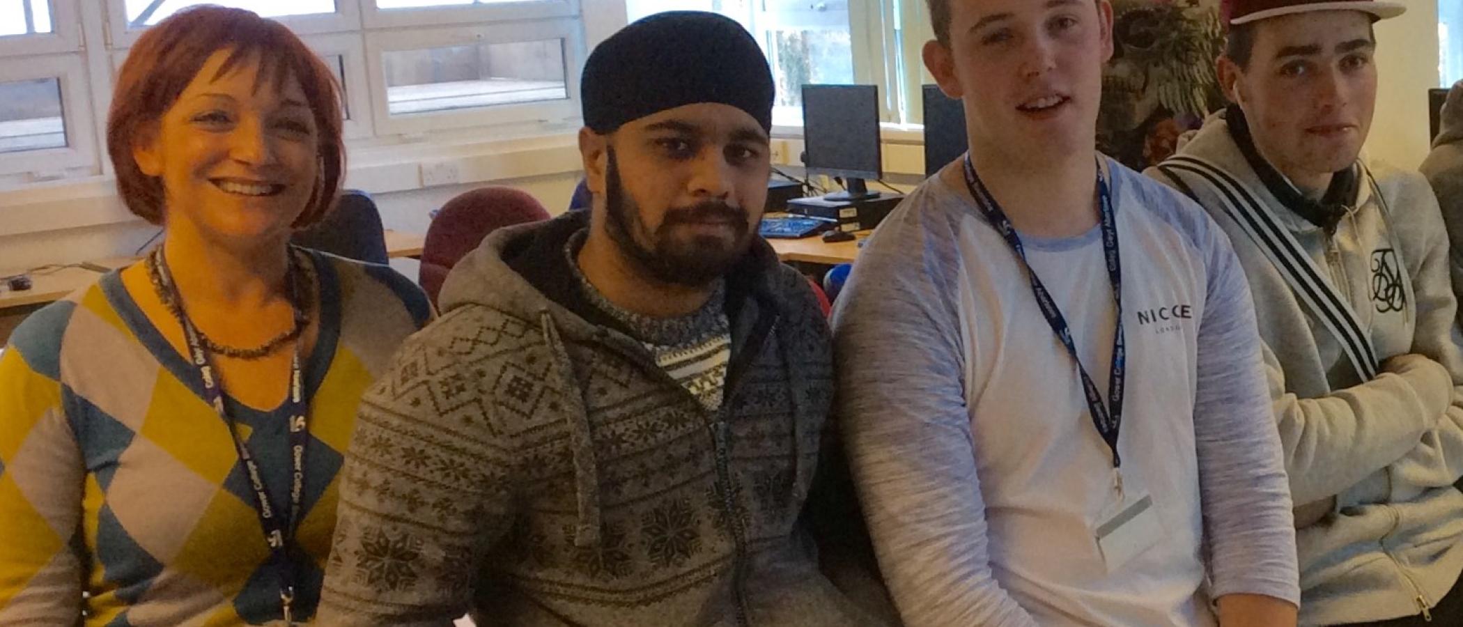 Curtis shares progression story with Bridge students