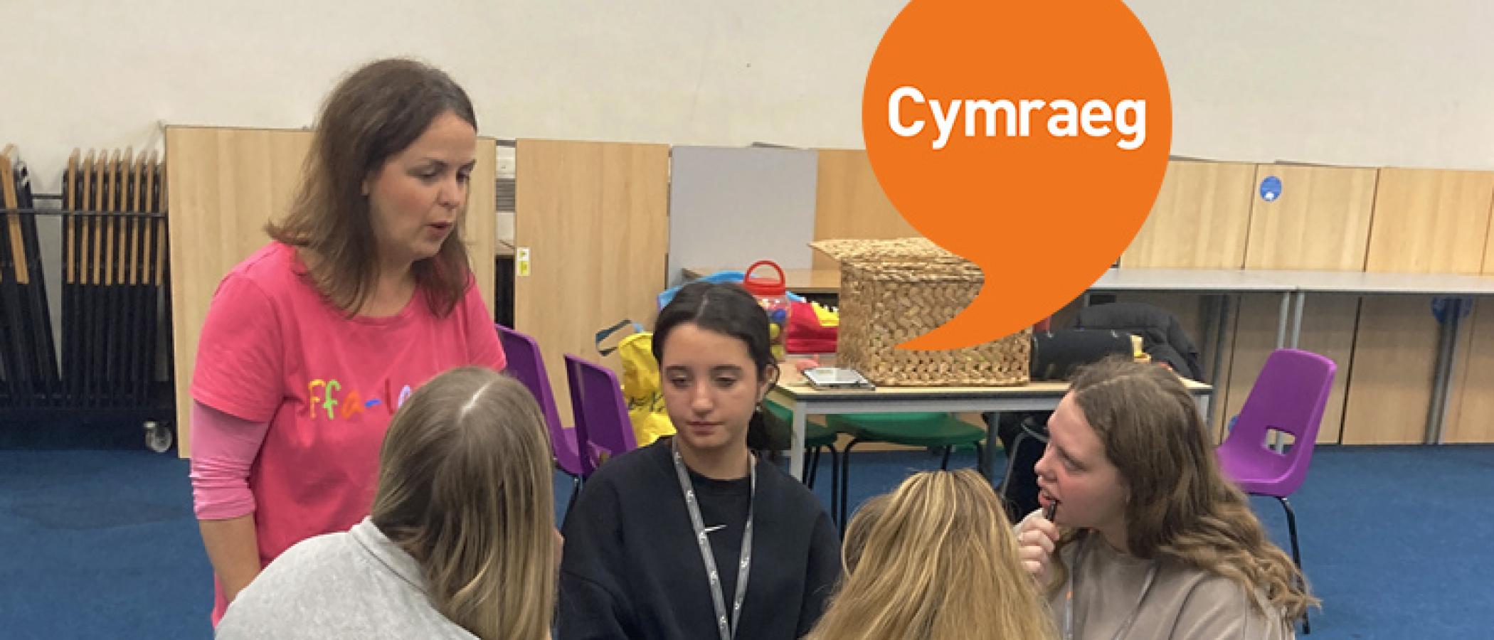 Ffa-la-la visits Gower College Swansea