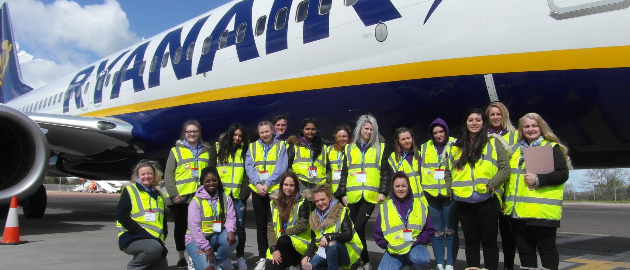 Airport work experience inspires students