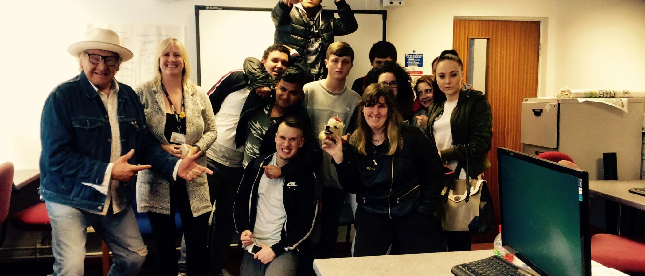 Twin Town writer inspires students