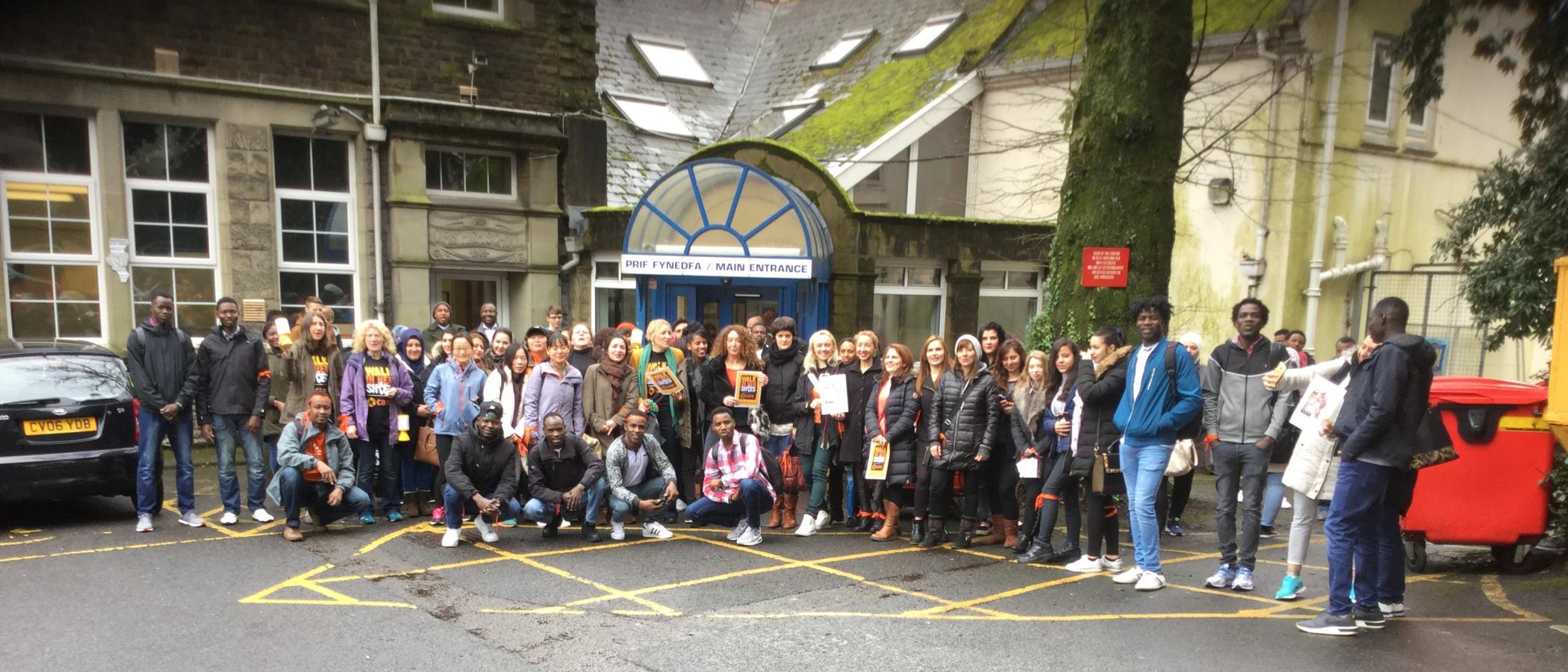 ESOL students walk for Care International