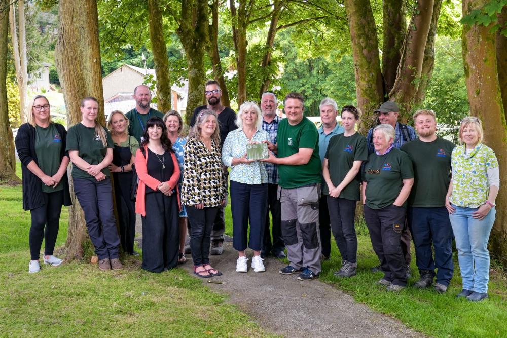 Landscaping team in the running for Tidy Wales Award