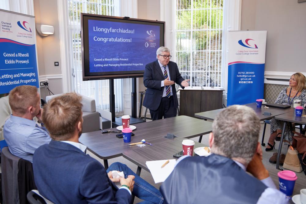 Gower College Swansea celebrates success of CIH learners