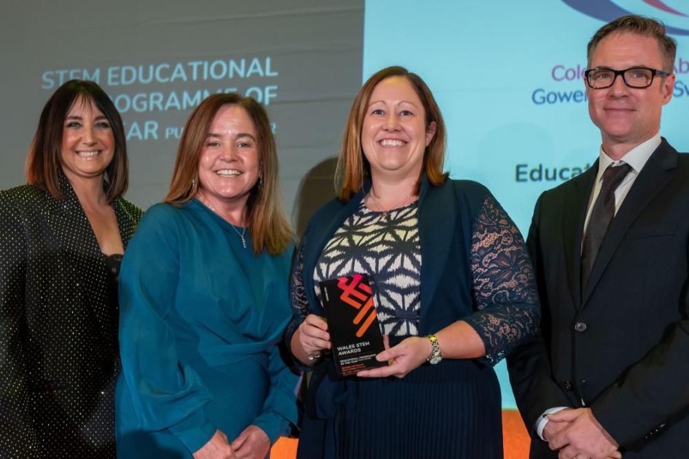 Gower College Swansea wins at the 2025 Wales STEM Awards
