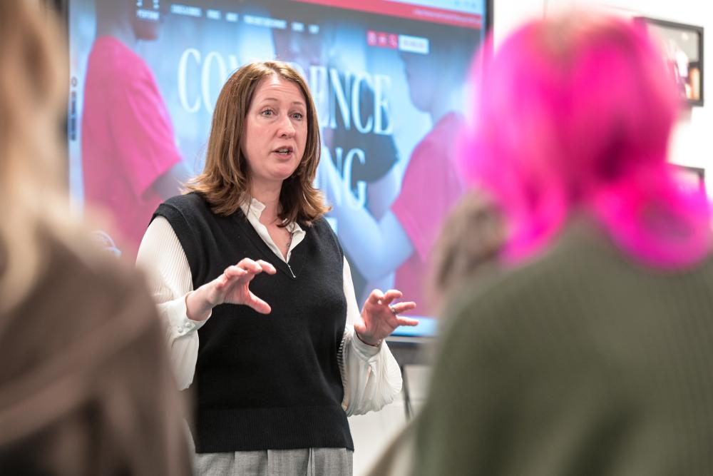 Former student inspires next generation of actors