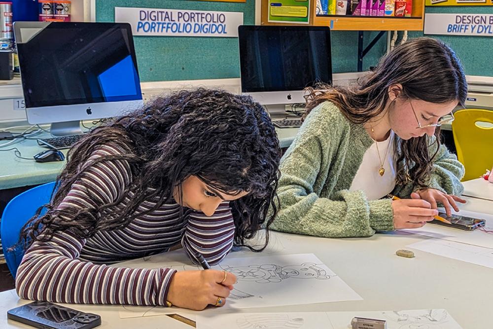 Students explore creative and visual arts careers