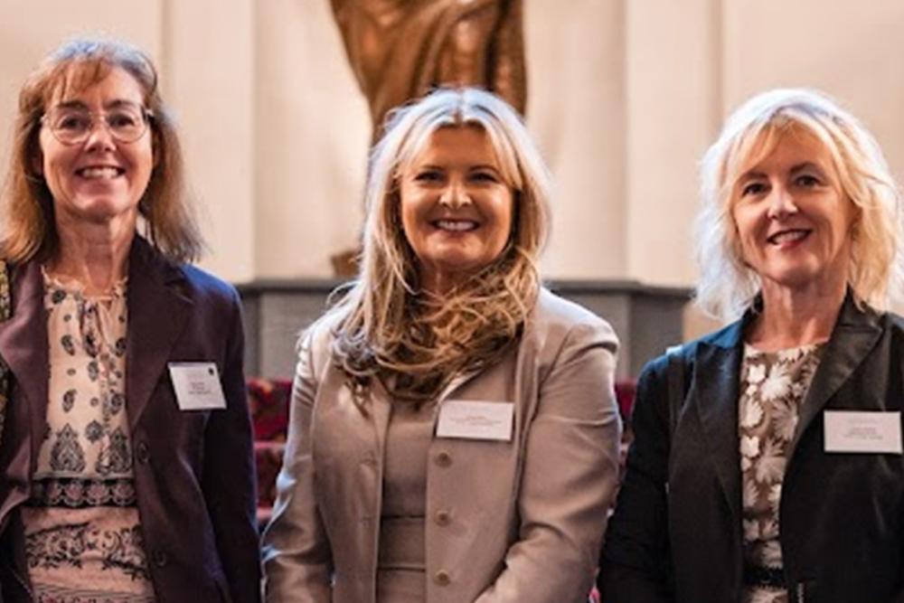 Sally Davies, Sarah King and Lorraine Evans