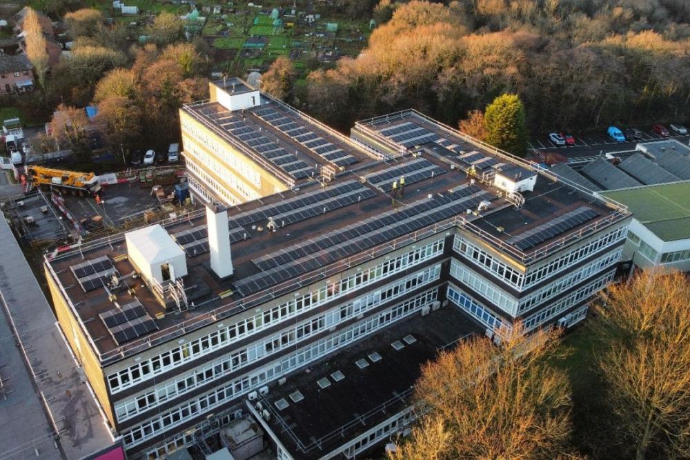 College embraces low-carbon technologies