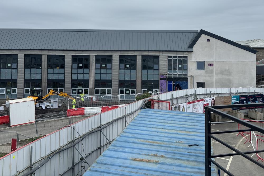 Major milestones reached at the Gorseinon Campus redevelopment