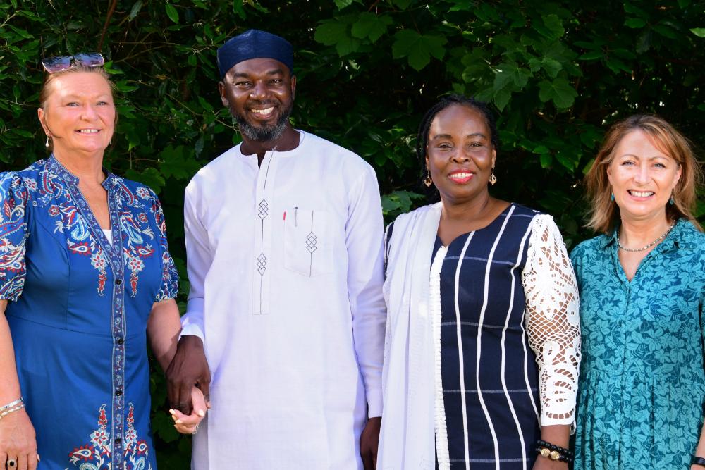 Coleg Gŵyr Abertawe yn croesawu dirprwyaeth ryngwladol o Ghana