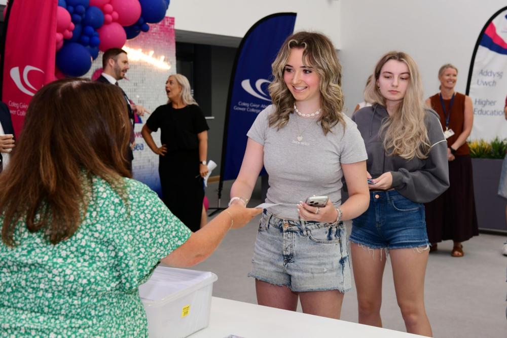 Gower College Swansea celebrates exceptional results as A Level pass rate reaches 100% for second consecutive year