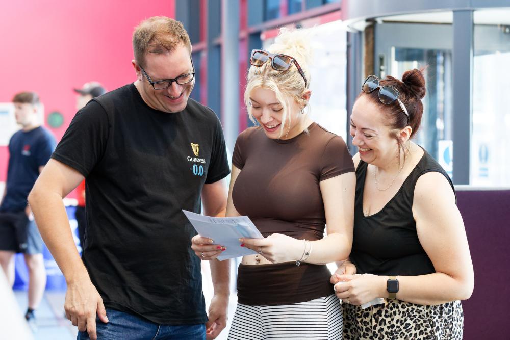 Gower College Swansea celebrates exceptional results as A Level pass rate reaches 100% for second consecutive year