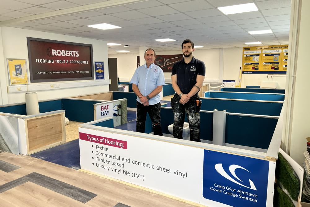 Gower College Swansea launches new Flooring courses to support industry skills and workforce development