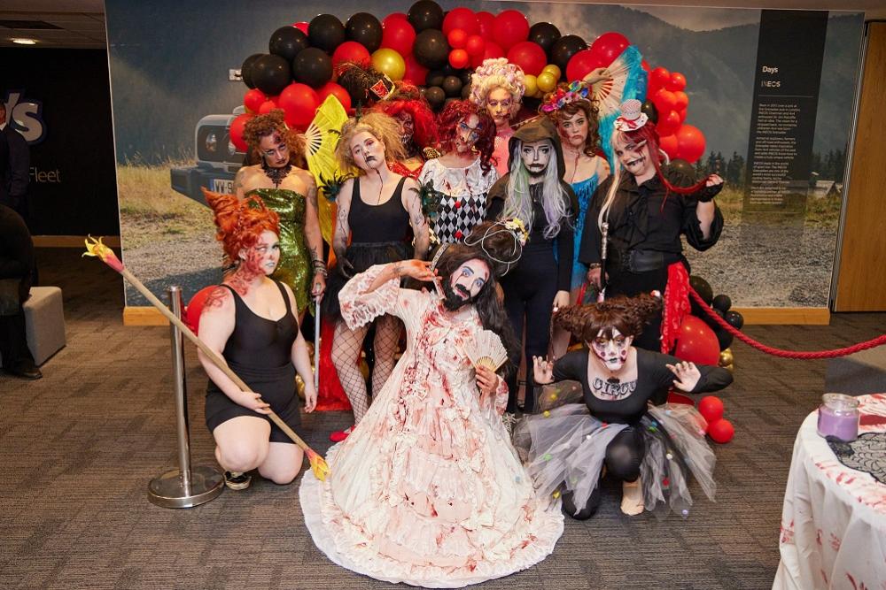 Theatrical, Special Effects, Hair, and Media Make-Up Students at Students Awards 2023