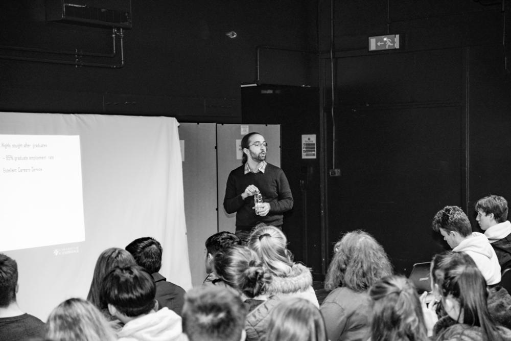 Top universities talk attracts 200 students to college