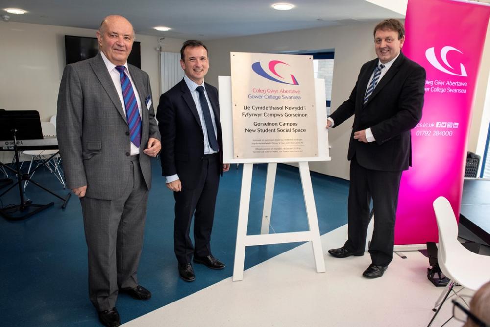 Brand new student facility launched at Gorseinon Campus