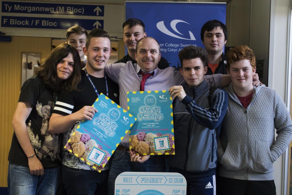 Students enjoy a Frosty Friday