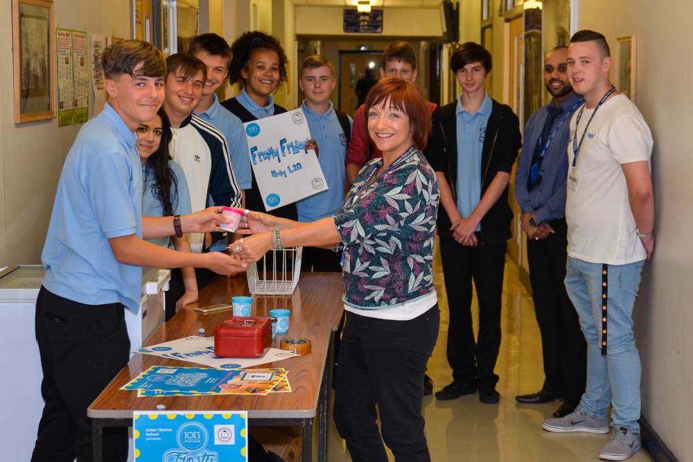 Enterprising ice cream launch at Dylan Thomas 
