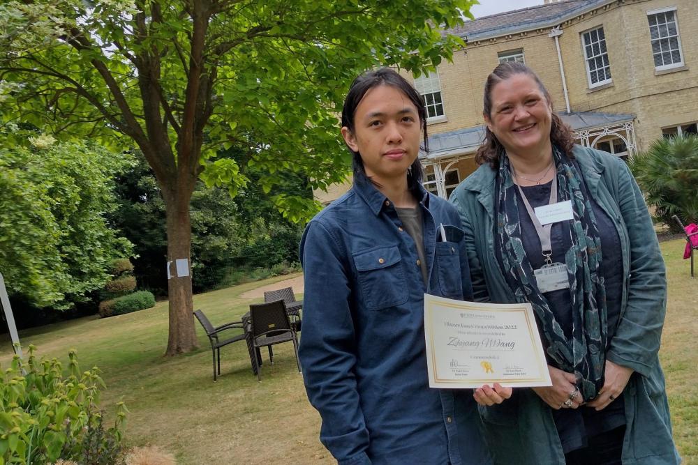 Certificate at Cambridge